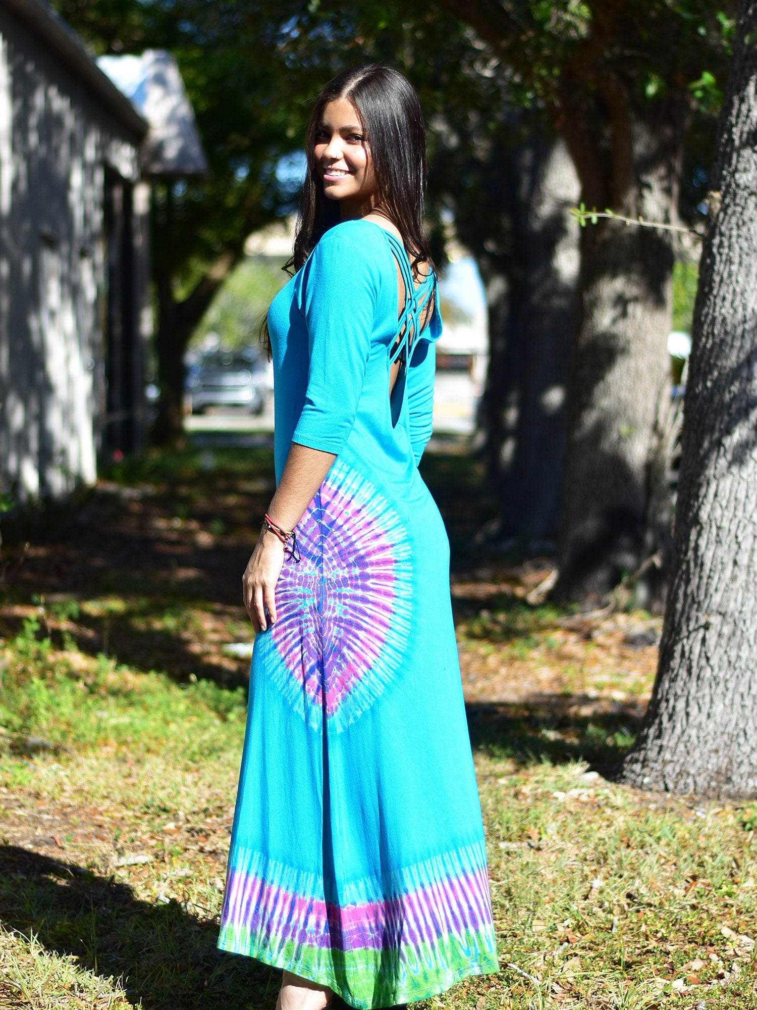 Tie Dye Maxi Dress for Women in USA & Canada | Boho Tie Dye Maxi Dress Ambali Fashion Tie Dye Maxi Dress for Women in USA & Canada | Boho Tie Dye Maxi Dress Ambali Fashion