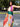 multicolored, floral halter neck silk sari dress with a sharkbite hem