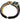 Elephant Black & Gold-Toned Metal w/ Rhinestones Fashion Cuff Bracelet