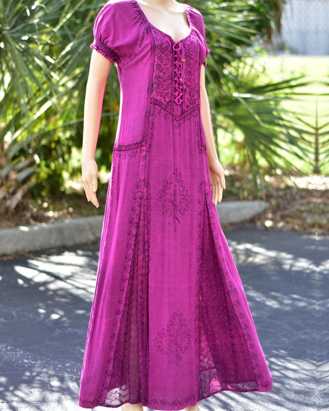 Puffed Sleeve Renaissance Dress – Ambali Fashion