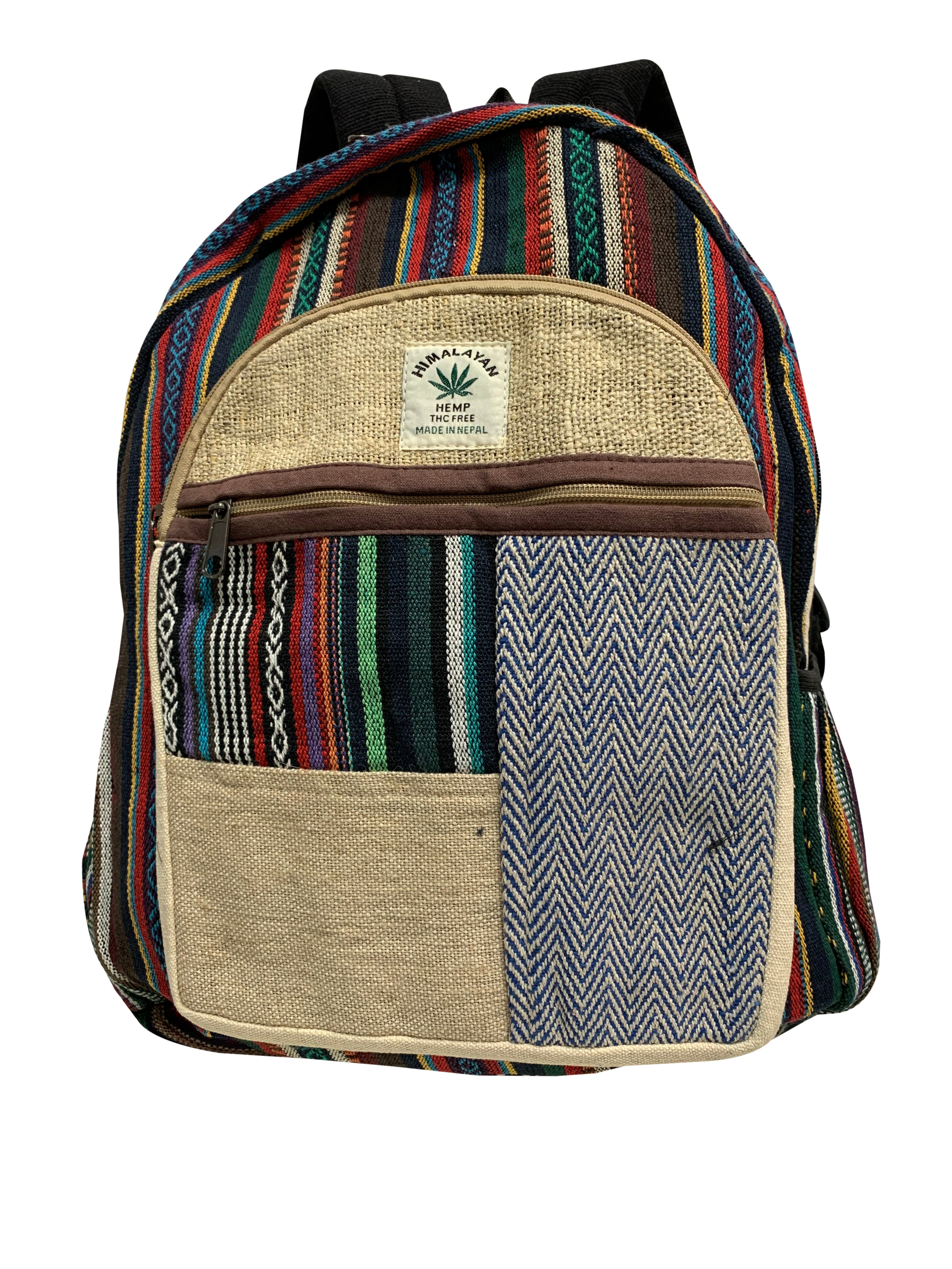 Handmade Himalayan Hemp Backpack - 3 Colours