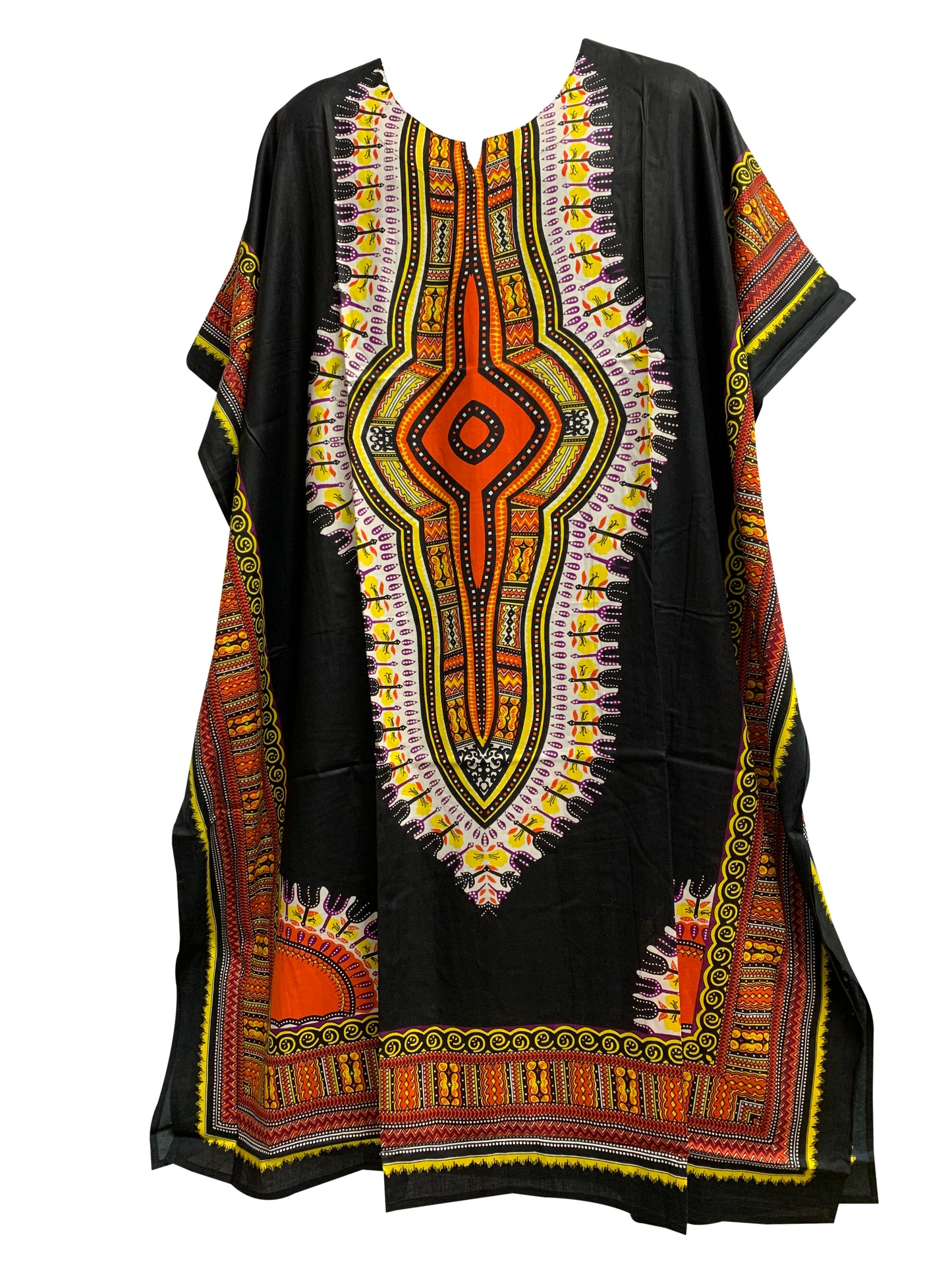 Men's Bohemian Ethnic Print African Dashiki Caftan Kaftan
