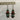 Bohemian Gypsy Vintage Tibetan Silver Yoga Coral & Turquoise Dangling Hook Earrings #10