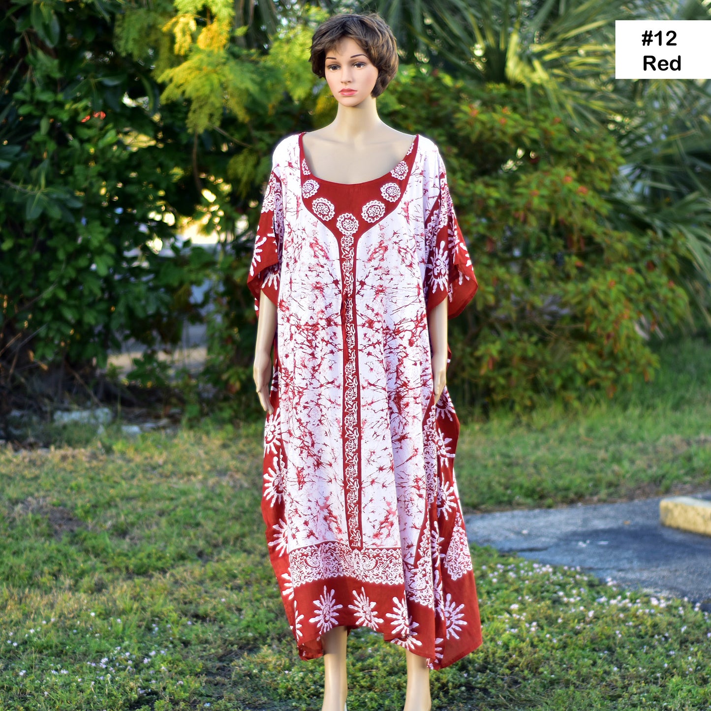 Women's Boho Printed Caftan Kaftan Dress