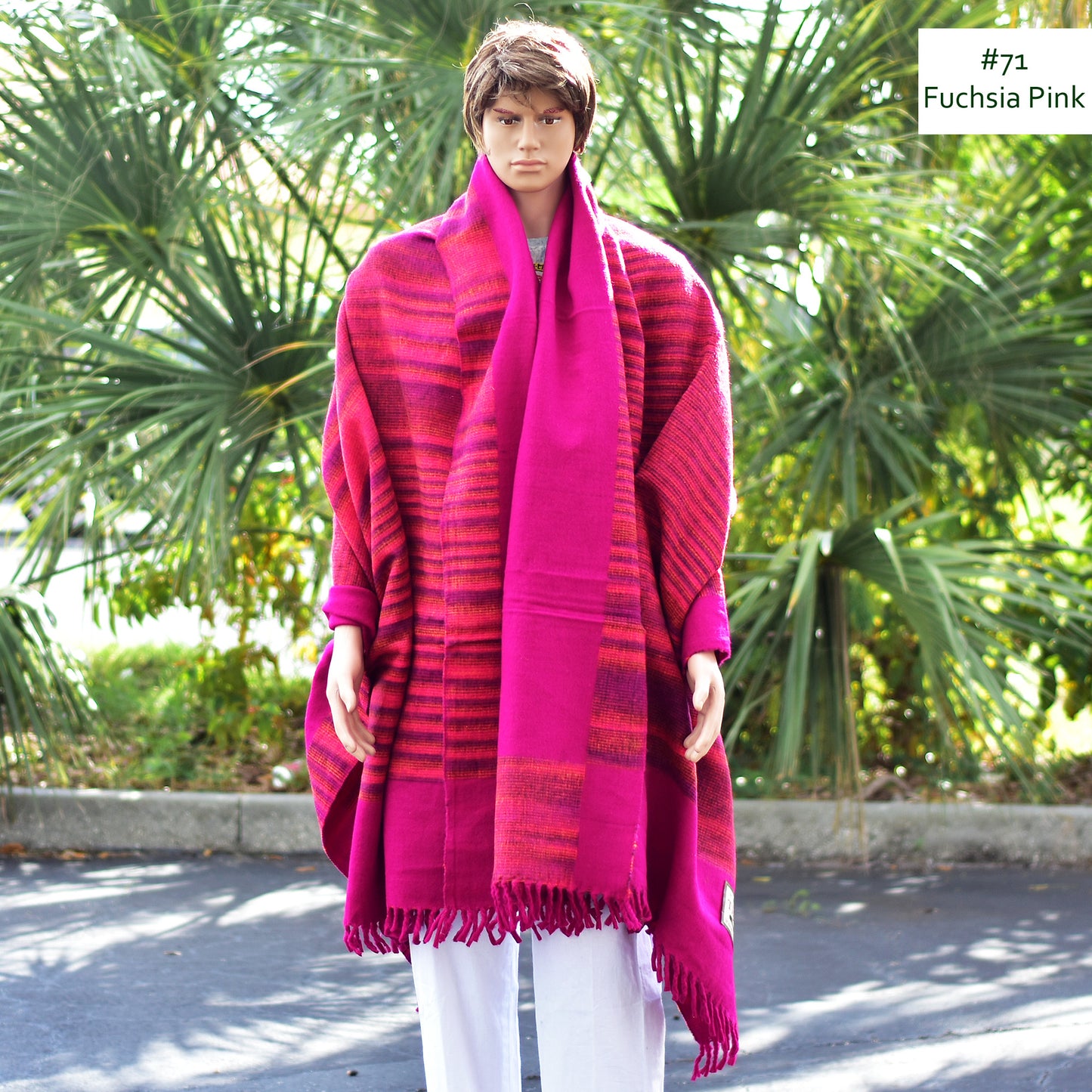 Indian Ethnic Pure Wool Tribal Tibetan Handloomed Thick Warm Blanket Throw