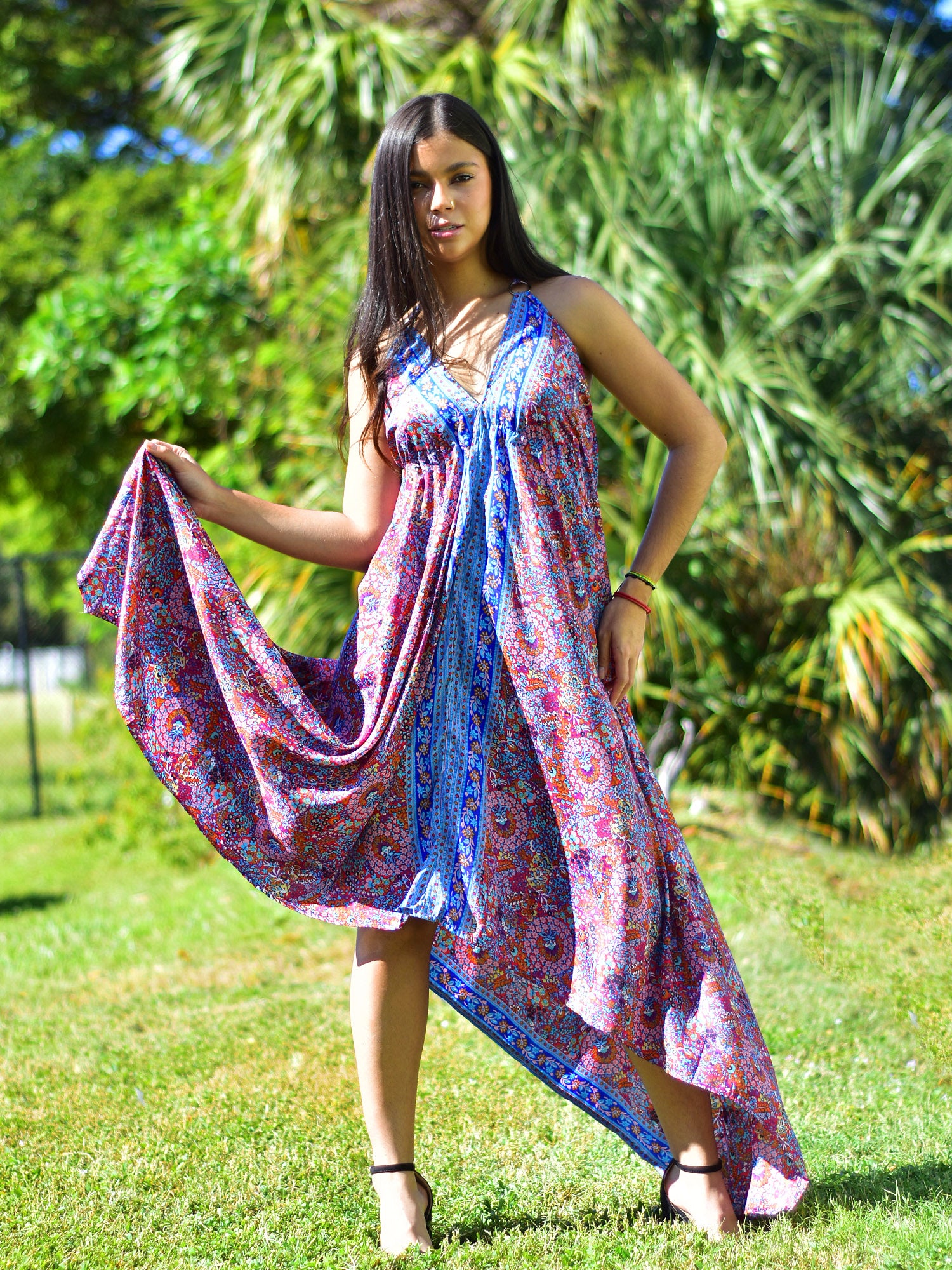 Paisley Maxi Dress for Women | Boho Silk Halter Neck Dress USA & Canada #7 Paisley Maxi Dress for Women | Boho Silk Halter Neck Dress USA & Canada #7