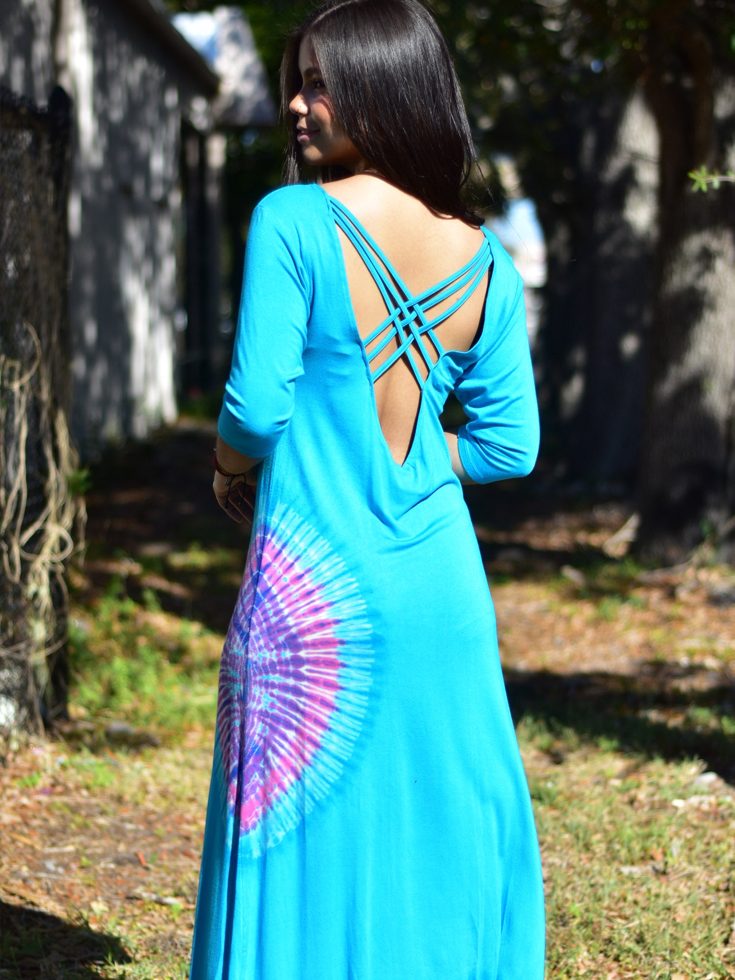 Tie Dye Maxi Dress for Women in USA & Canada | Boho Tie Dye Maxi Dress Tie Dye Maxi Dress for Women in USA & Canada | Boho Tie Dye Maxi Dress