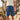 Unisex Boho Solid Ethnic Trim Woven Cotton Drawstring Elastic Three Pocket Shorts