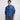 Bohemian Yoga Indian Cotton Navy Blue Tie-Dye Mandarin Collar Mens Kurta Tunic Shirt
