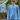 Bohemian Cotton Embroidered Tree Design Men's Tunic Shirt Blue India