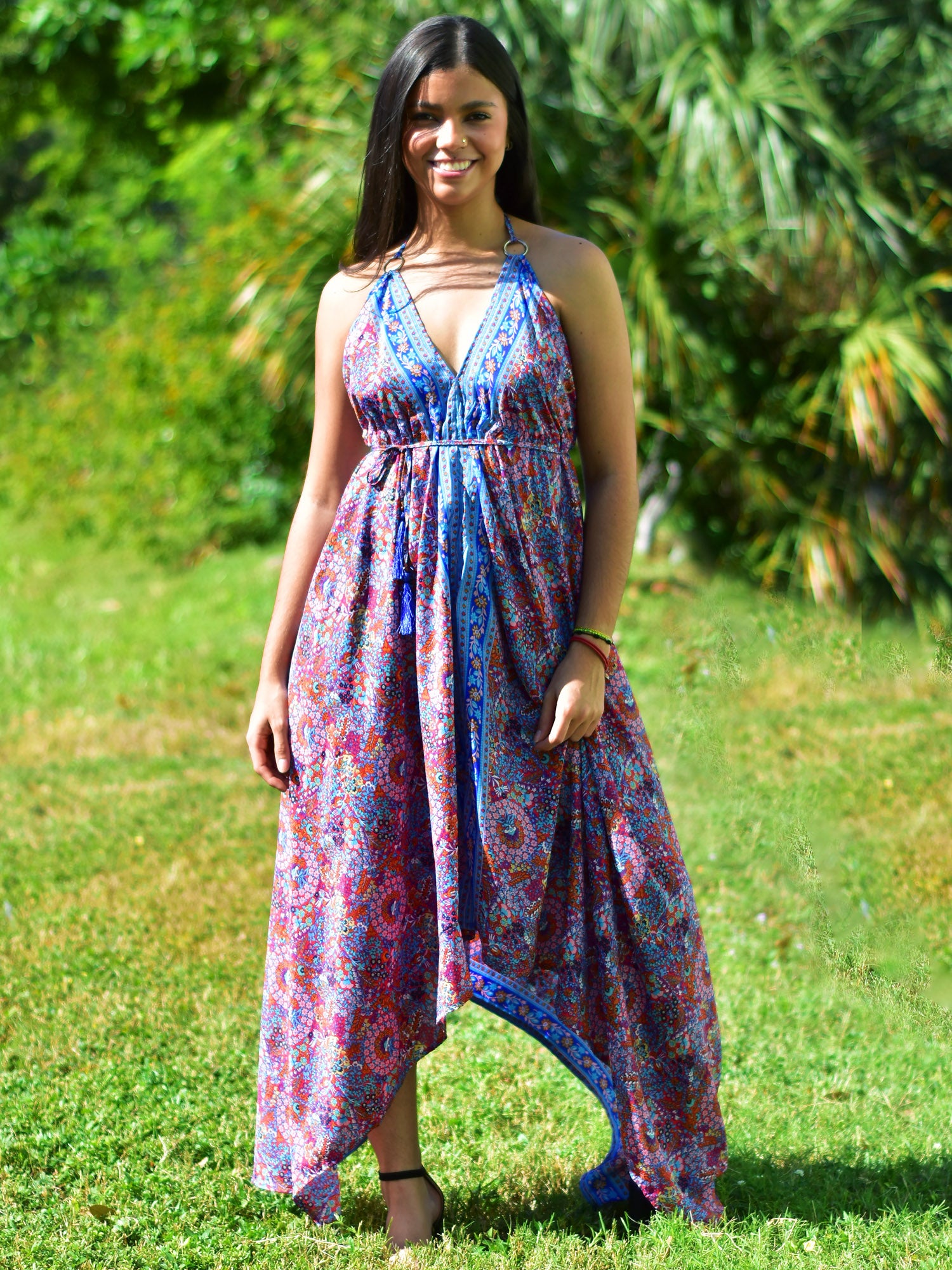 Paisley Maxi Dress for Women | Boho Silk Halter Neck Dress USA & Canada #7 Paisley Maxi Dress for Women | Boho Silk Halter Neck Dress USA & Canada #7