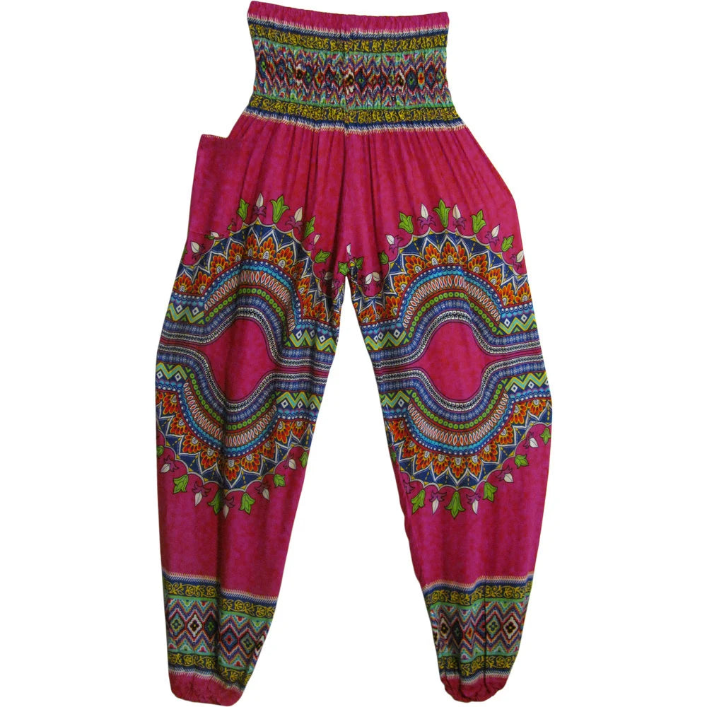 Indian Bohemian Gypsy Ethnic Dashiki Print Yoga Cotton Harem Pants