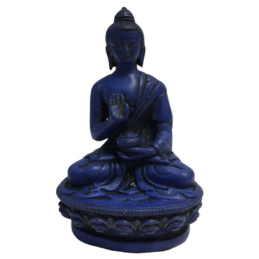 Handmade Meditating Healing Medicine Buddha Statue Figurine