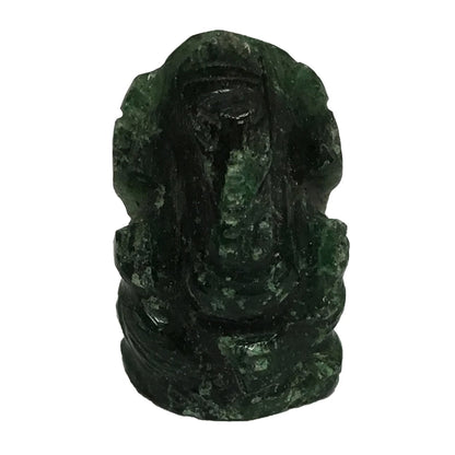 Ganesh Elephant Hindu God New Beginning Protection Remove Obstacle Green Aventurine Ganesha