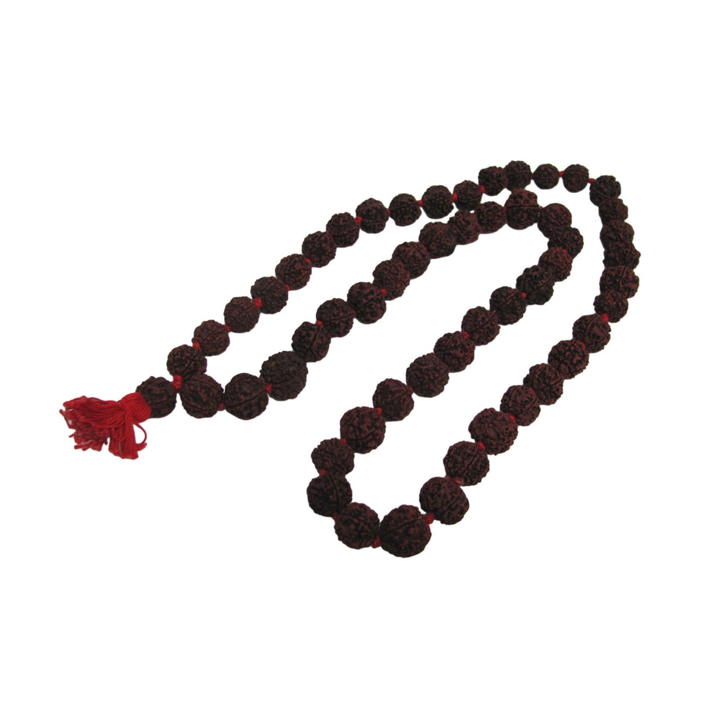 Large 15mm 54 Rudraksha Shiva 5-Face Beads Prayer Mala Rosary