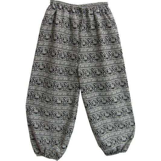 Indian Alibaba Ethnic Boho Gypsy Elephant Print Harem Hippie Trouser Pants Trousers