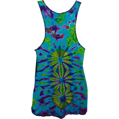 Elephant Sleeveless Stretchable Spandex Yoga Tie-Dye Tank Top Cami Blouse