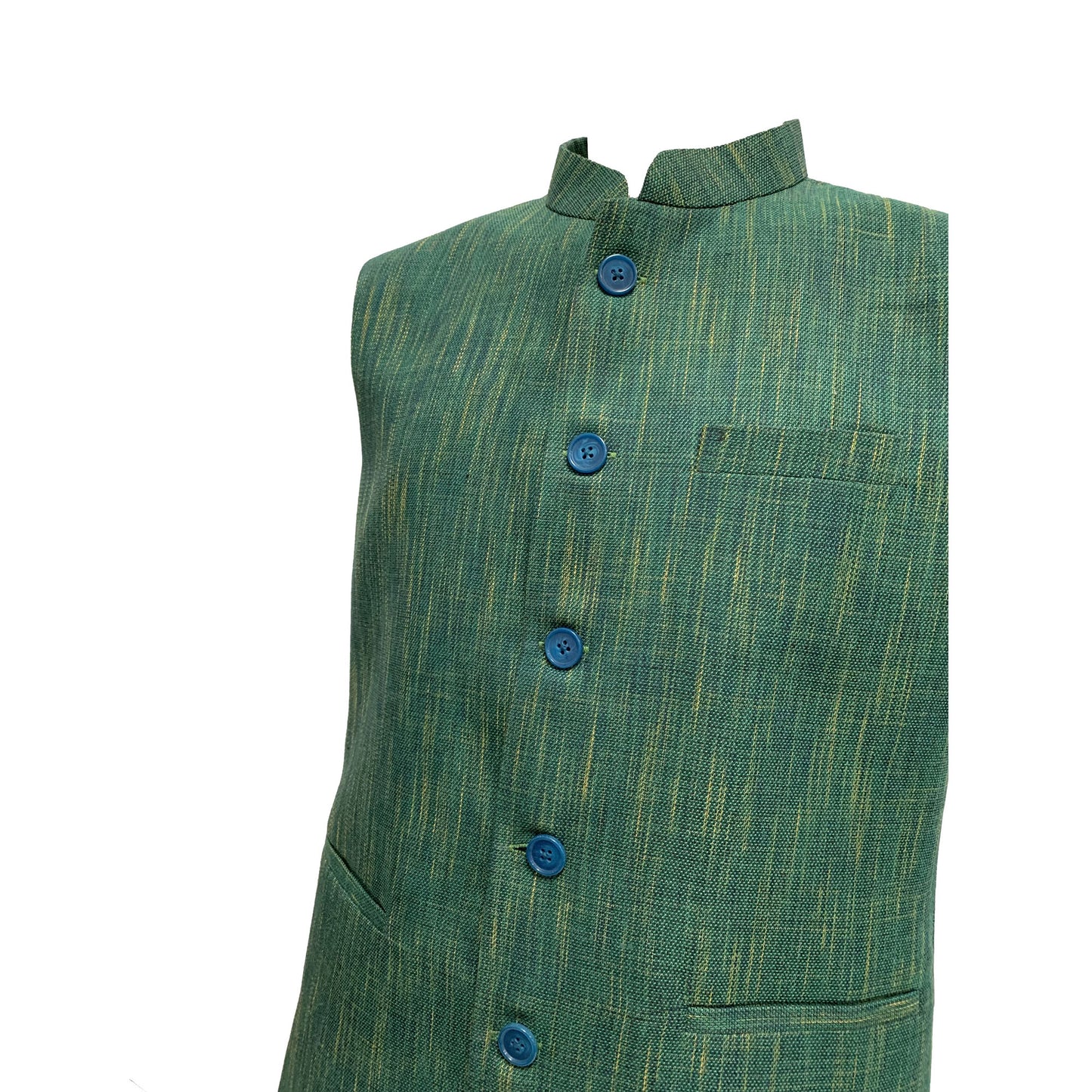 Indian Ethnic Fashion Nehru Collared Traditional Classic Waist Coat Retro Vest Jacket #2