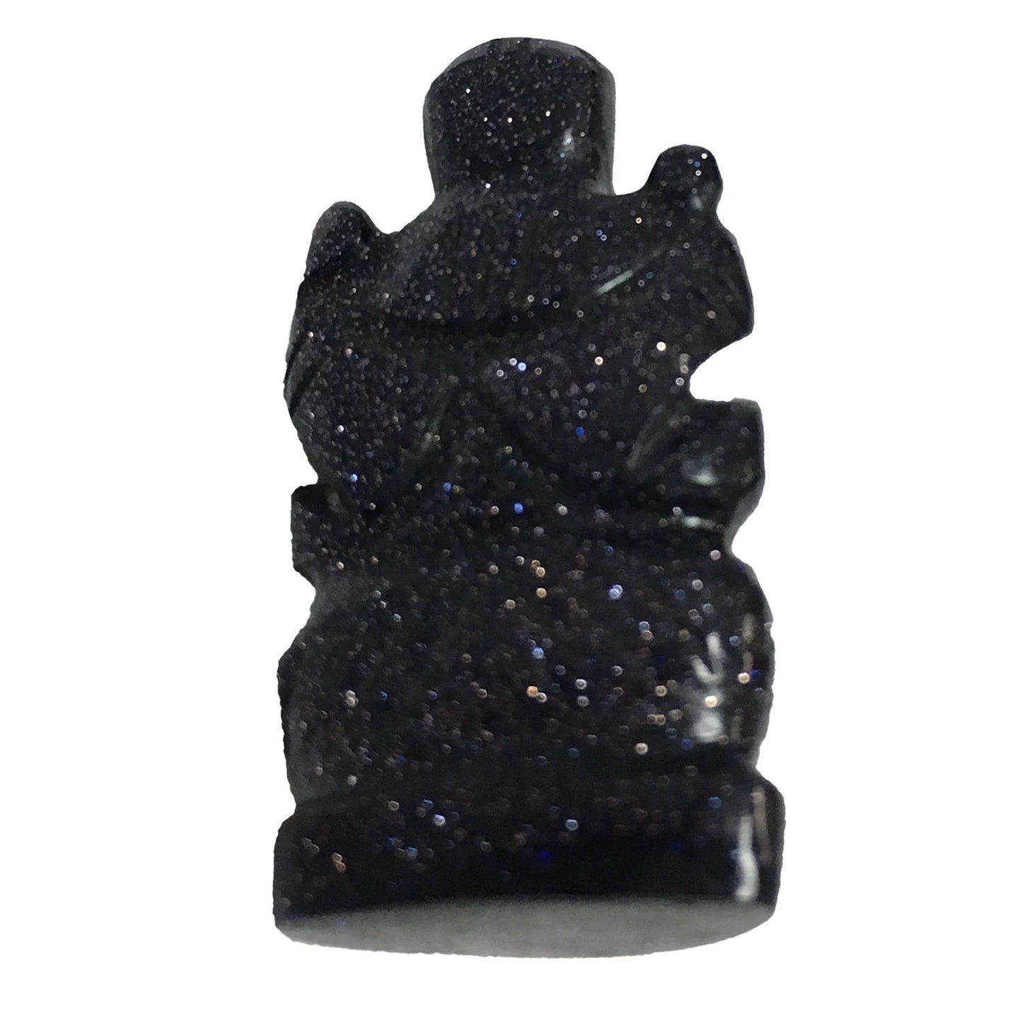 Ganesh Elephant Hindu God New Beginning Protection Remove Obstacle Blue Goldstone Ganesha