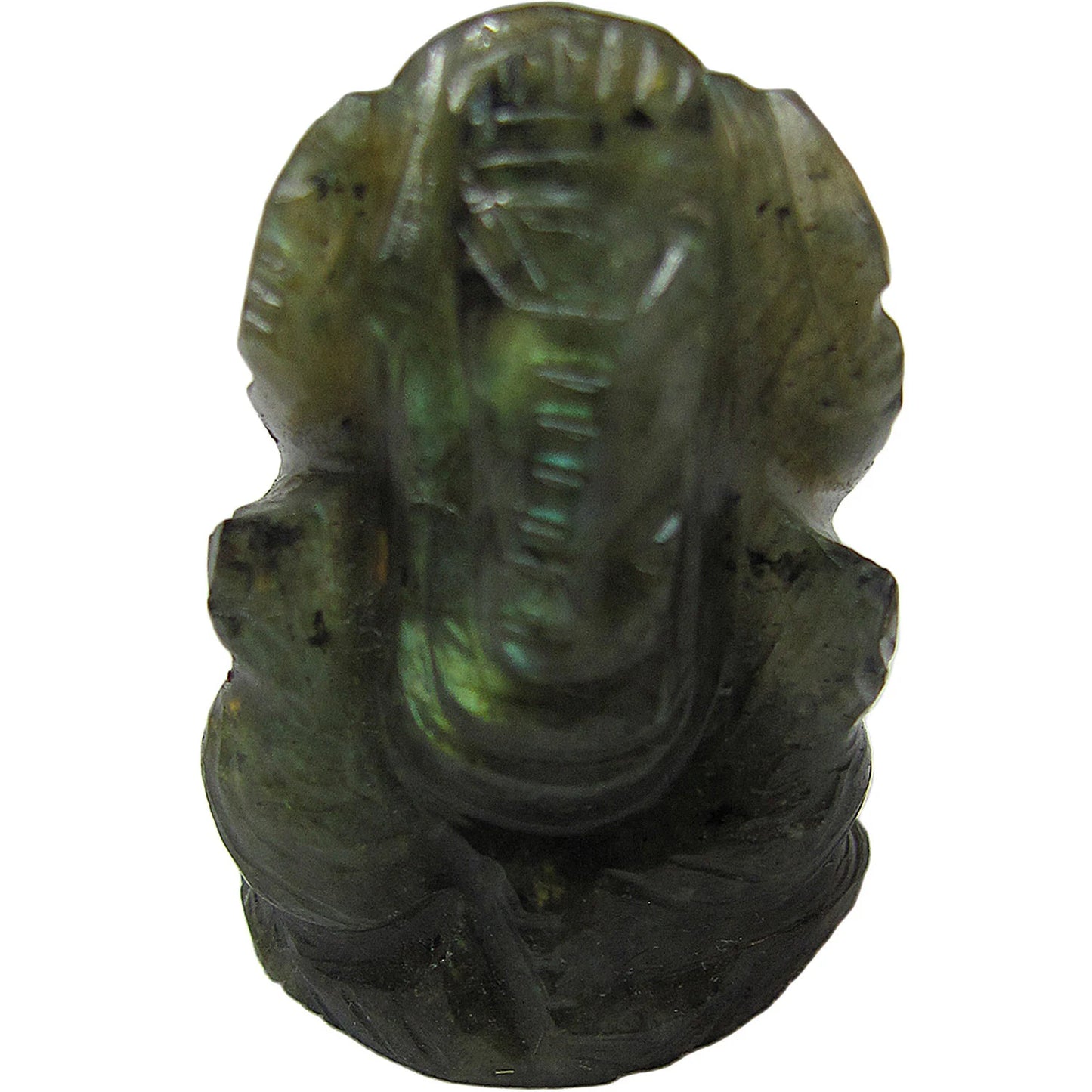 Ganesh Elephant Hindu God New Beginning Protection Remove Obstacle Labradorite Ganesha