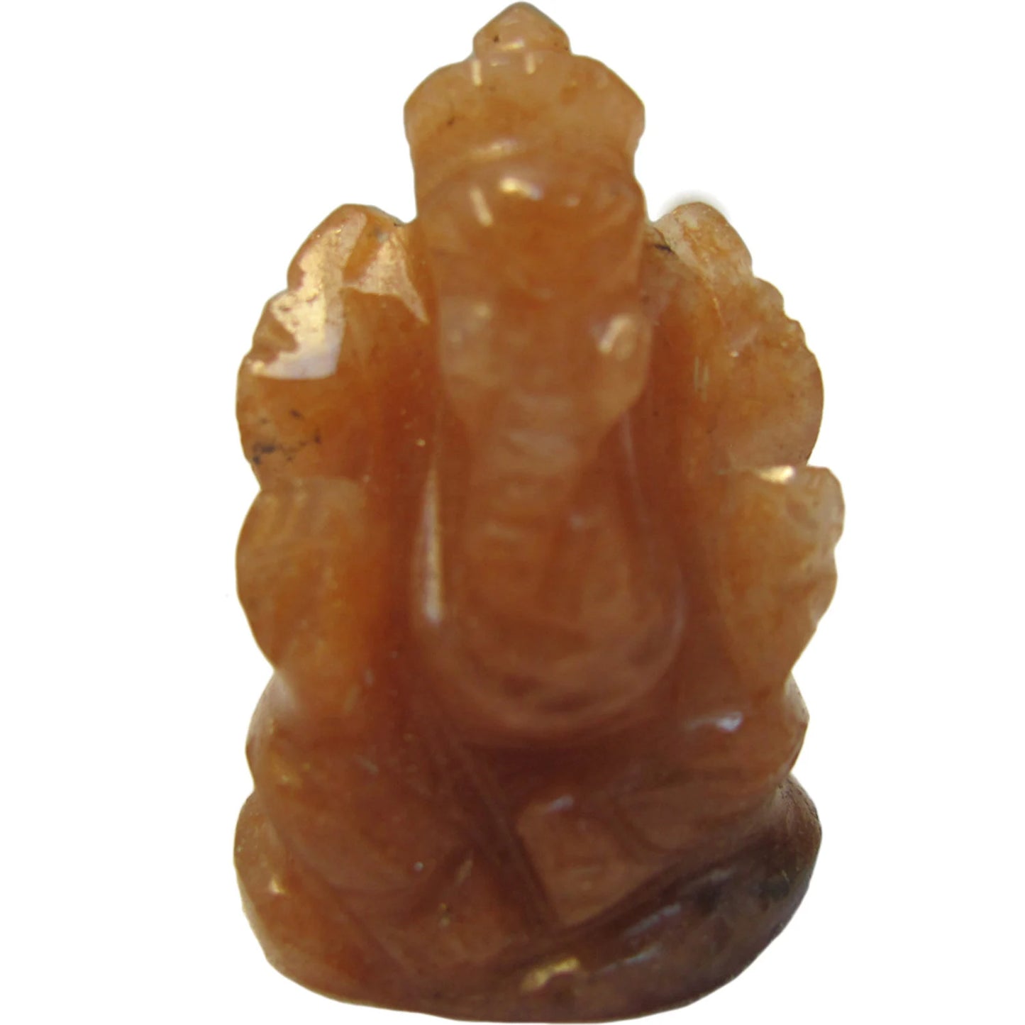 Ganesh Elephant Hindu God New Beginning Protection Remove Obstacle Red Aventurine Ganesha