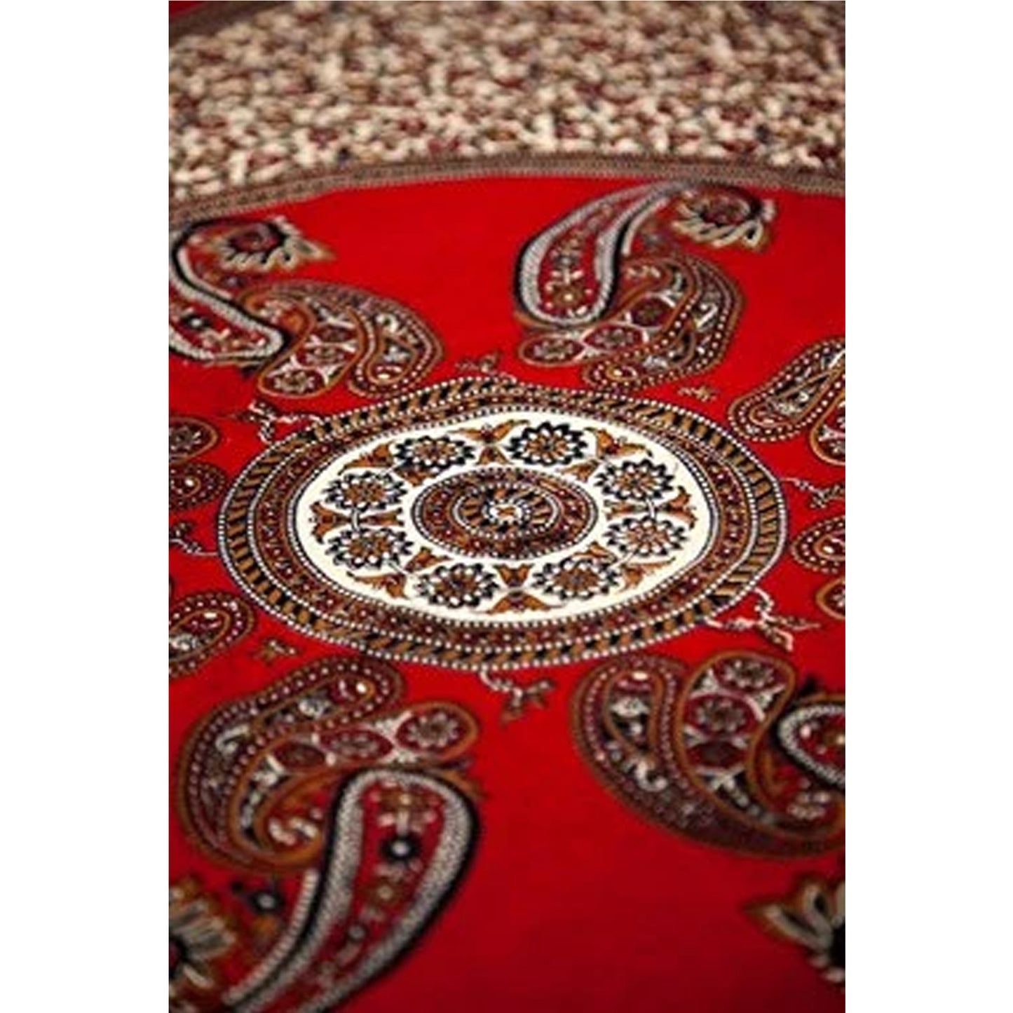 Indian Bohemian Cotton Red Ethnic Paisley Print Bed Spread Wall Hanging Tapestry Tablecloth