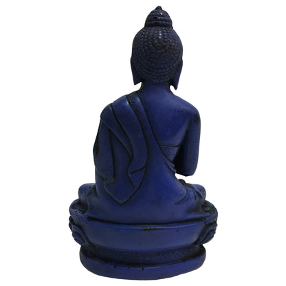 Handmade Meditating Healing Medicine Buddha Statue Figurine