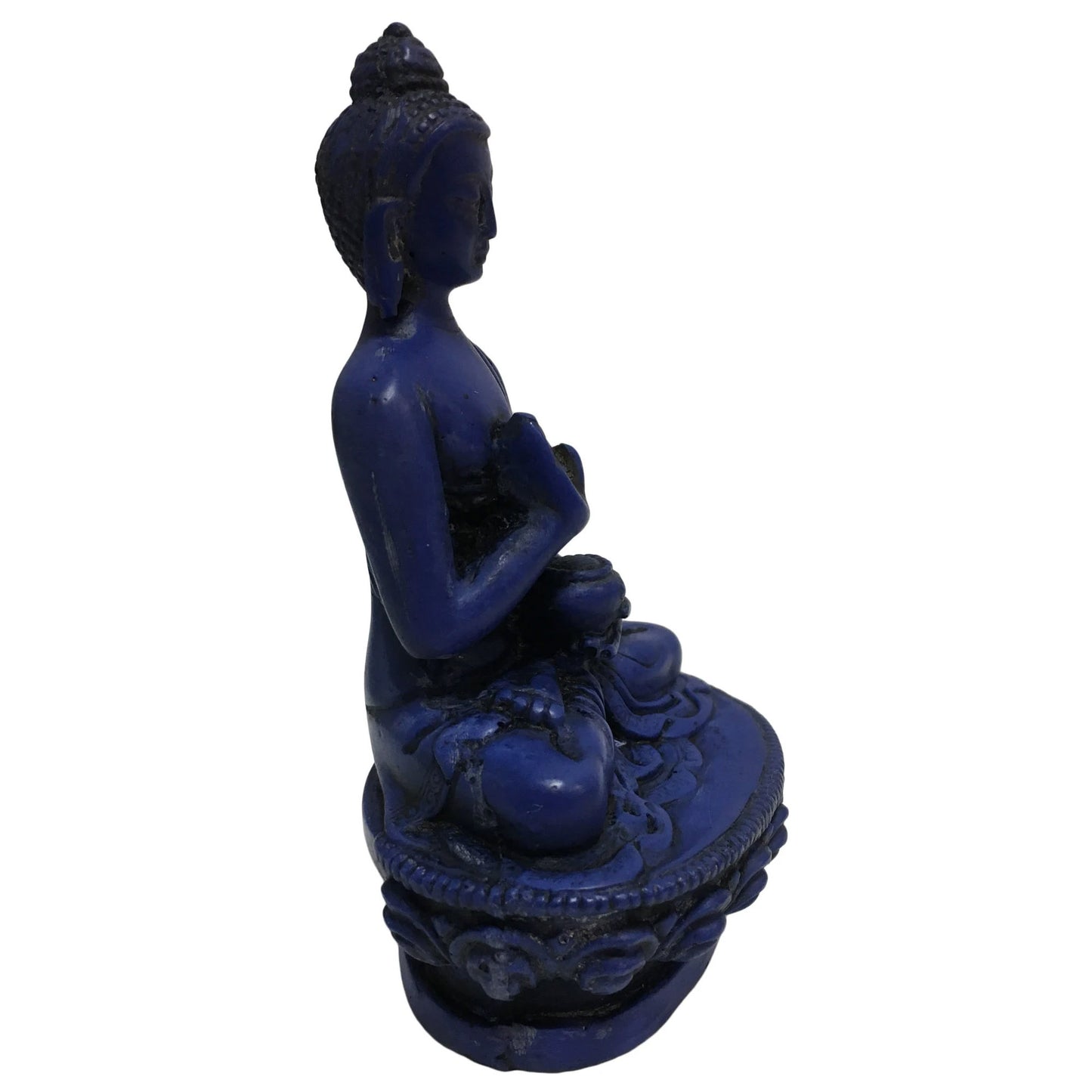 Handmade Meditating Healing Medicine Buddha Statue Figurine