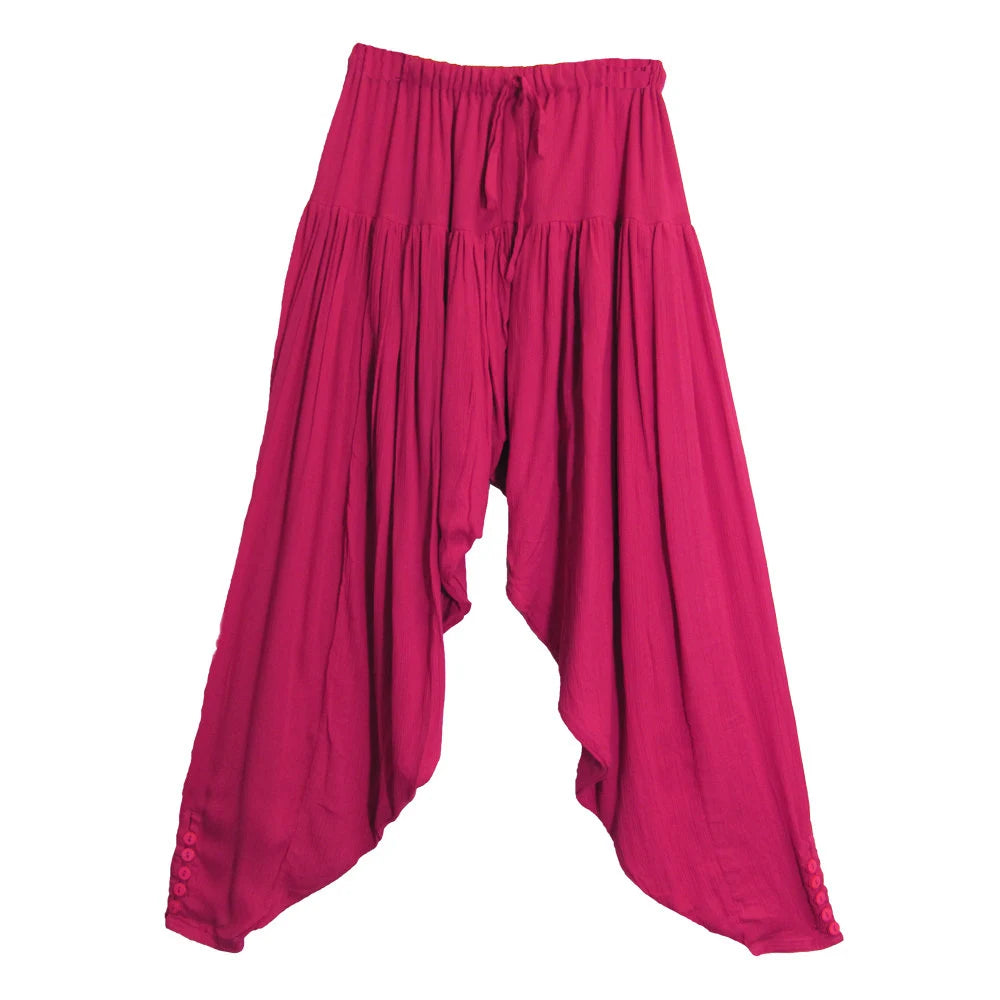 Indian Boho Ethnic Alibaba Hippie Unisex Baggie Yoga Gauze Harem Pants