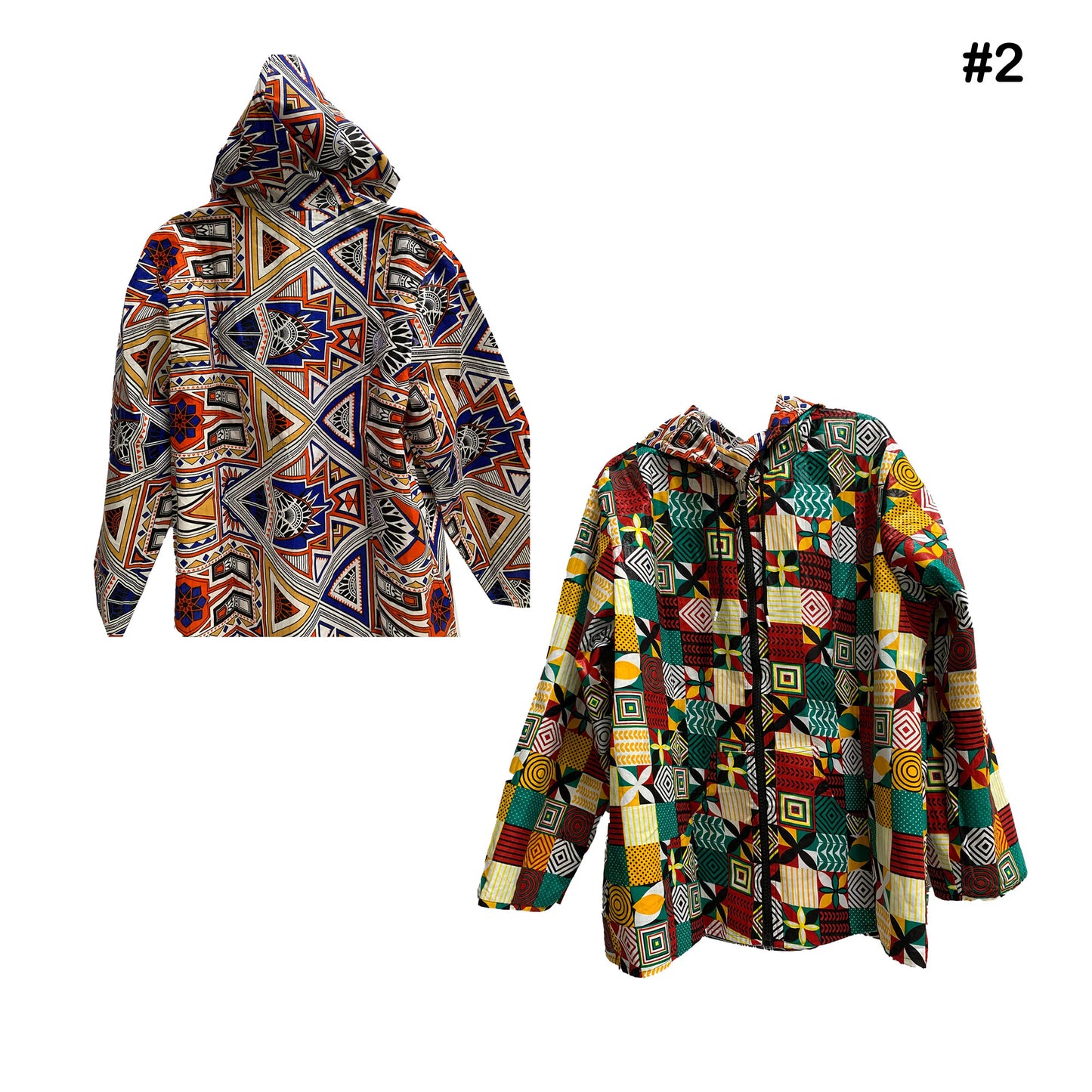 Bohemian Unisex African Ethnic Print Reversible Hoodie Jacket Mens Cotton Festival Womens Plus Size Jacket Shirt With Pockets