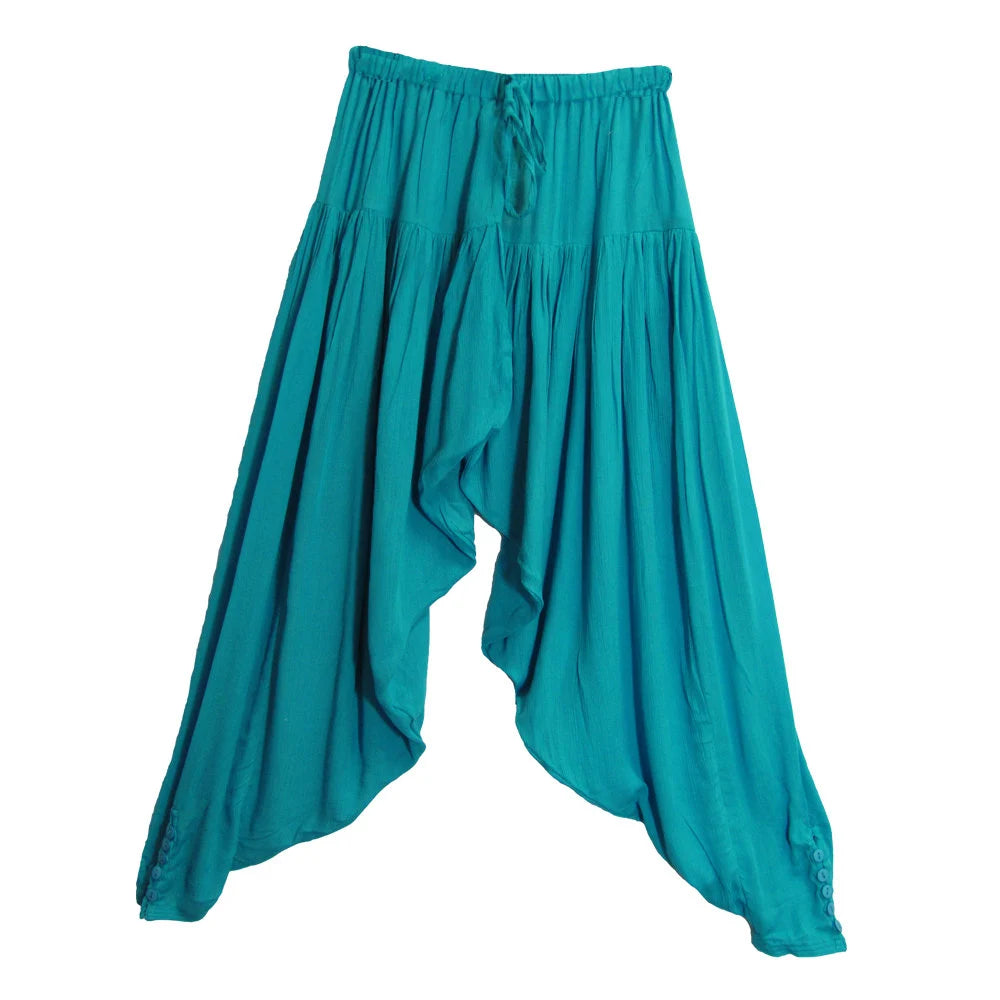 Indian Boho Ethnic Alibaba Hippie Unisex Baggie Yoga Gauze Harem Pants