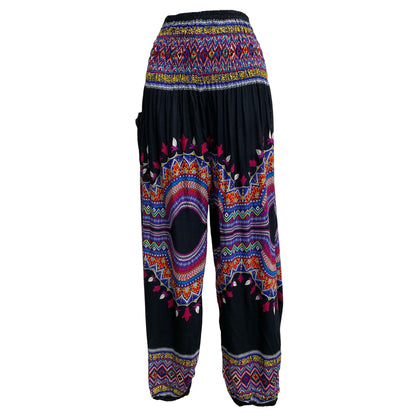 Indian Bohemian Gypsy Ethnic Dashiki Print Yoga Cotton Harem Pants