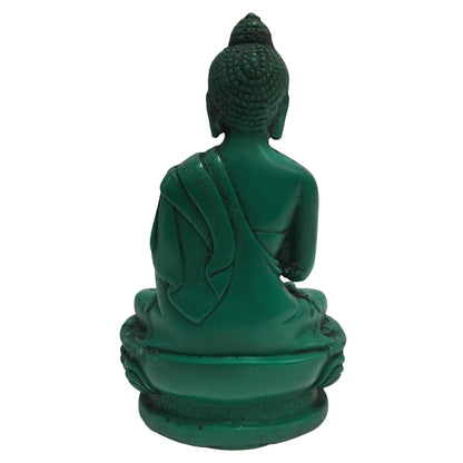 Handmade Meditating Healing Medicine Buddha Statue Figurine