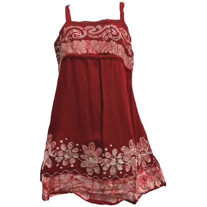 Women's Bohemian Floral Embroidered Cami Blouse Manasi