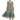 Bohemian Floral Print Pure Indian Cotton Sleeveless Ruffled Loose Fit Long Dress With Pockets