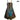 African Dashiki Smocked Bodice Spaghetti Strap Mid - Length Dress - Ambali Fashion