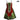 African Dashiki Smocked Bodice Spaghetti Strap Mid - Length Dress - Ambali Fashion
