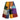 Unisex Hippie Boho Bohemian Indian Ethnic Print Handmade Patchwork Multicolor Shorts