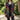 Boho Hand Tie-Dye Spandex Black Rainbow Bohemian Hippie Festival Fashion Cardigan boho Jacket