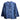 Bohemian Yoga Indian Cotton Navy Blue Tie-Dye Mandarin Collar Mens Kurta Tunic Shirt
