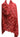 Yoga Meditation Om Tie - Dye Scarf Prayer Shawl Altar Cloth Tapestry (Coral Red) - Ambali Fashion