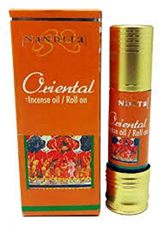 Nandita Oriental Incense Oil - Roll On - 8ml Bottle - Ambali Fashion Oils aroma, aromatherapy, bohemian, eastern, ethnic, gypsy, hippie, incense, meditation, new age, sixties, therapy, tradit