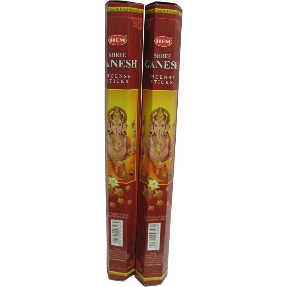 Hem Shree Ganesh Incense - Two 20 Gram Packages - Ambali Fashion Incense aroma, aromatherapy, bohemian, classic, eastern, ethnic, gypsy, hippie, incense, indian, meditation, nagchampa, new ag