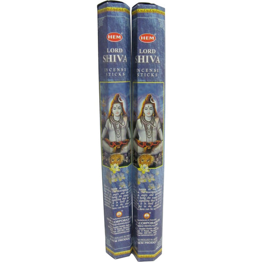 Hem Lord Shiva Incense - Two 20 Gram Packages - Ambali Fashion Incense aroma, aromatherapy, bohemian, classic, eastern, ethnic, gypsy, hippie, incense, meditation, nagchampa, new age, sixties