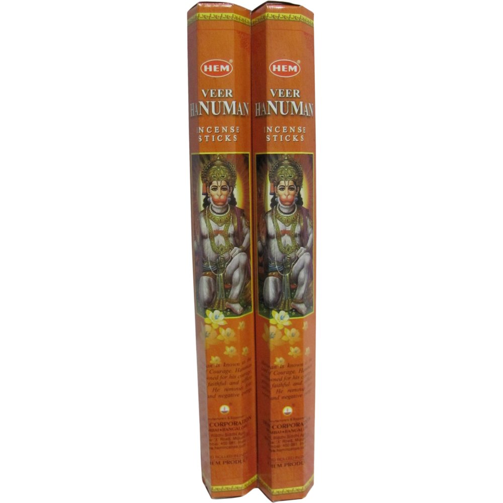 Hem Veer Hanuman Incense - Two 20 Gram Packages - Ambali Fashion Incense aroma, aromatherapy, bohemian, classic, eastern, ethnic, gypsy, hippie, incense, indian, meditation, nagchampa, new ag