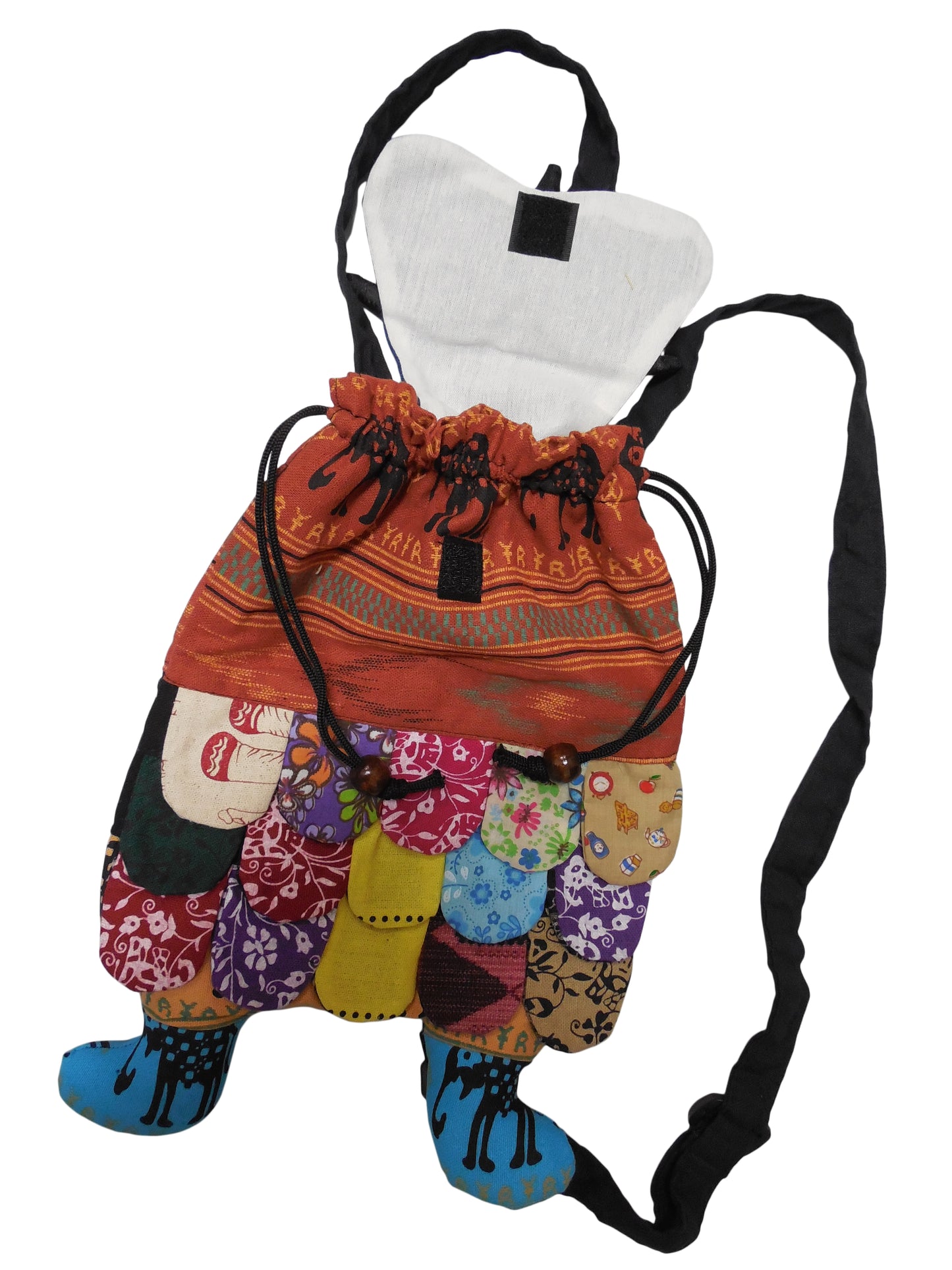 Handmade Sling Bag Woven Patchwork Owl Hippie Cute Backpack Assorted - Ambali Fashion Backpacks accessory, beach, bohemian, boho, bookbag, canvas, casual, ethnic, gift, handmade, new age, sat