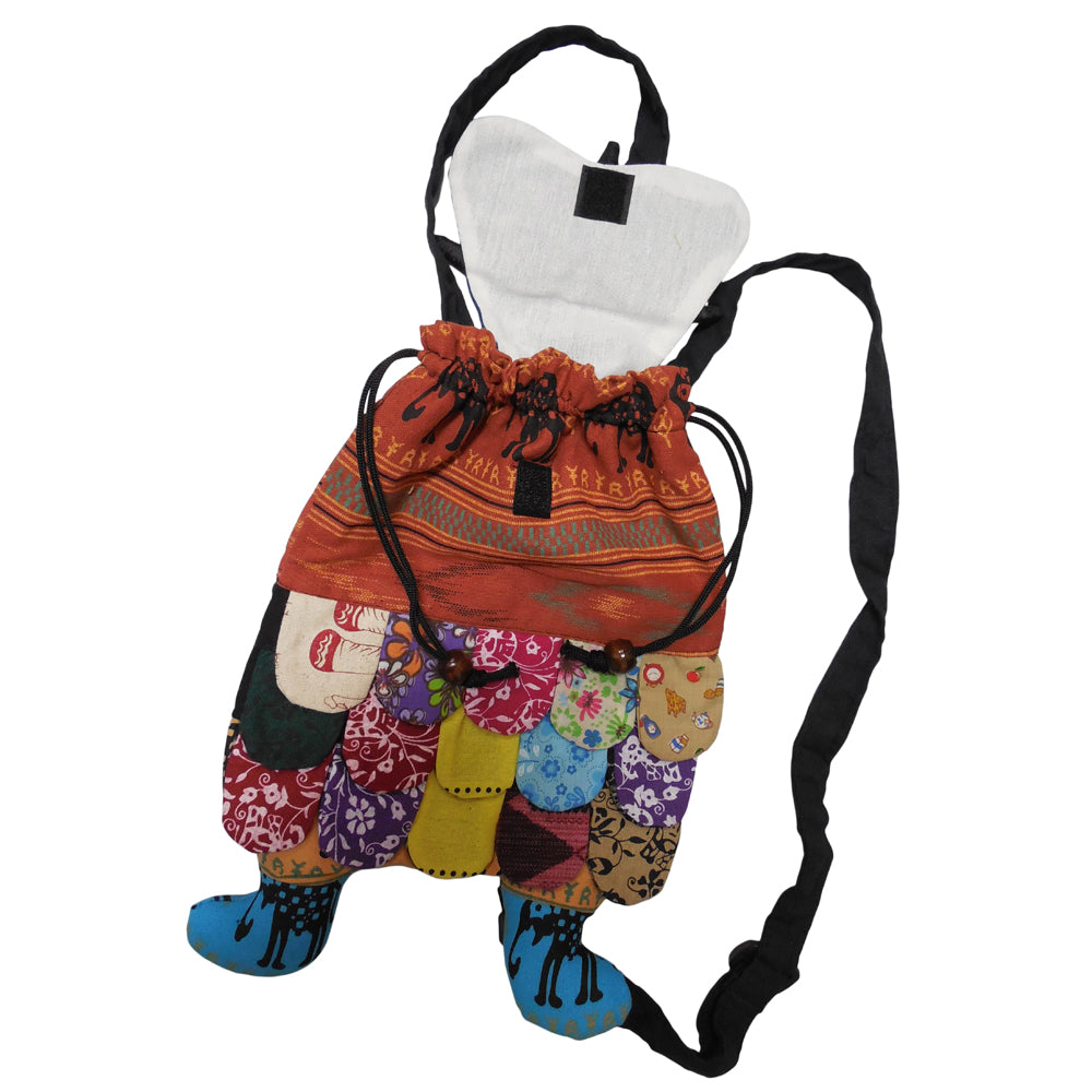 Handmade Sling Bag Woven Patchwork Owl Hippie Cute Backpack Assorted - Ambali Fashion Backpacks accessory, beach, bohemian, boho, bookbag, canvas, casual, ethnic, gift, handmade, new age, sat