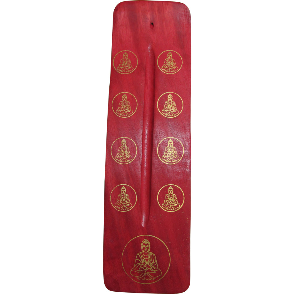 Aromatherapy Wood Buddha Incense Stick Holder, Burner, & Ash Catcher - Ambali Fashion Incense accessory, aroma, aromatherapy, bohemian, boho, classic, eastern, ethnic, gypsy, hippie, incense,