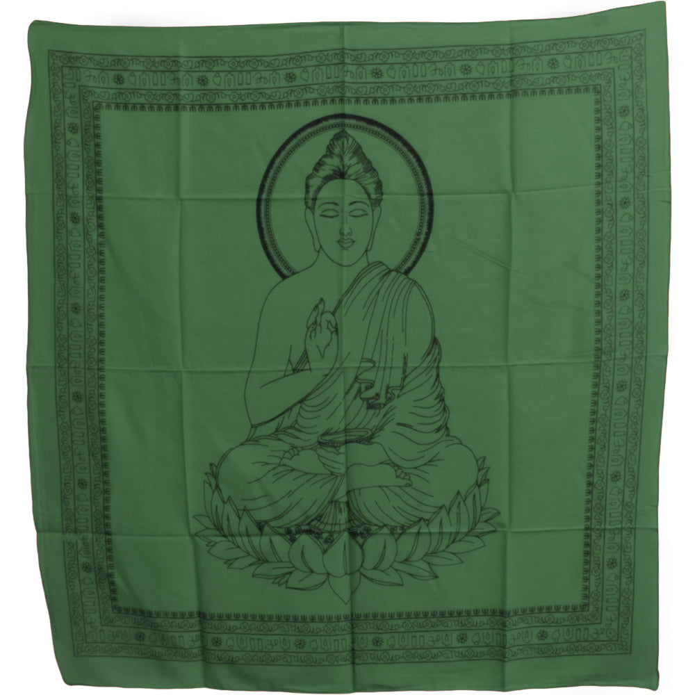 Indian Cotton Yoga Meditation Prayer Buddha Altar Cloth - Ambali Fashion Fabrics beach, bohemian, boho, casual, classic, coverlet, decor, eastern, ethnic, gypsy, hippie, indian, meditation, n