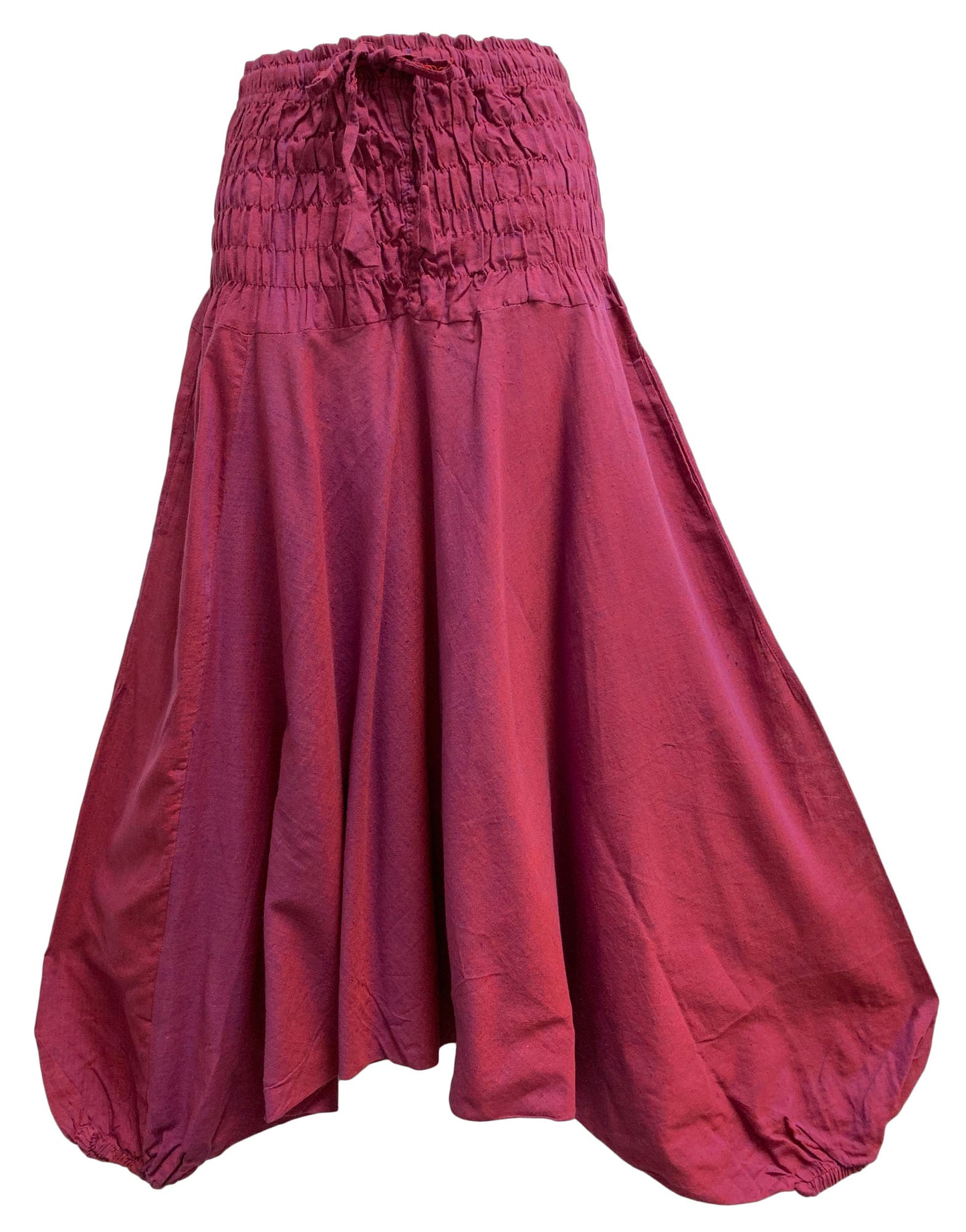 Women's Aladdin Alibaba Organic Cotton Gypsy Hippie Yoga Harem Pants - Ambali Fashion Women's Pants 